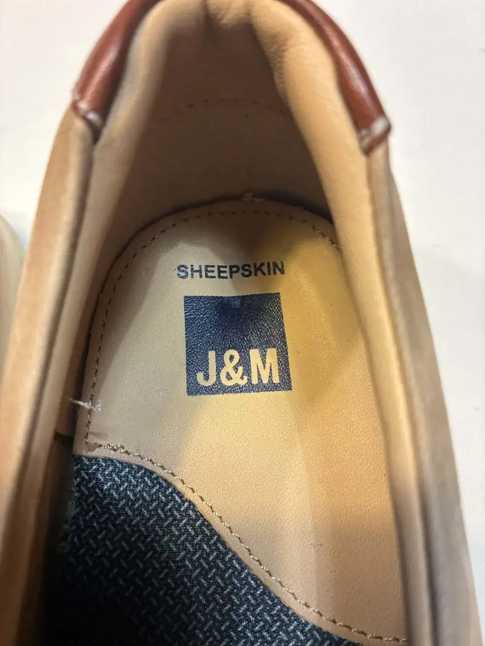 Johnston & Murphy McGuffey 2 Woven Slip-On Shoes in Taupe Nubuck